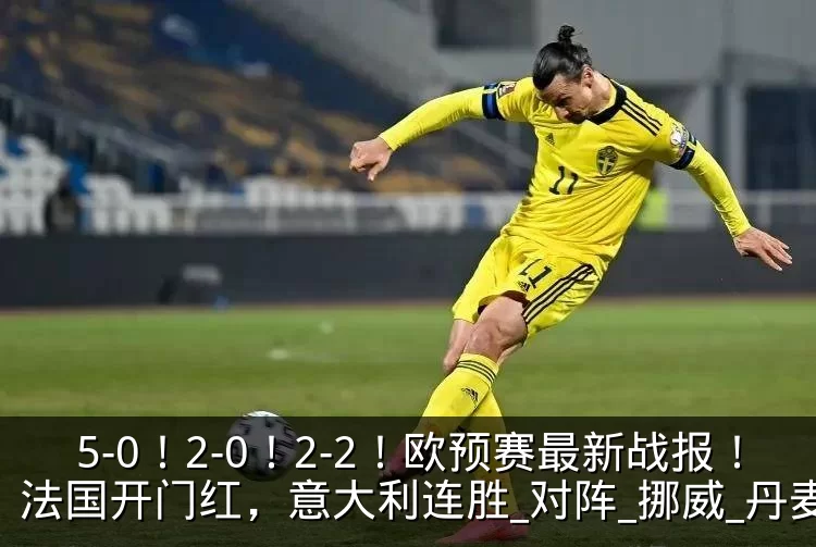 5-0!2-0!2-2!欧预赛最新战报!法国开门红,意大利连胜_对阵_挪威_丹麦